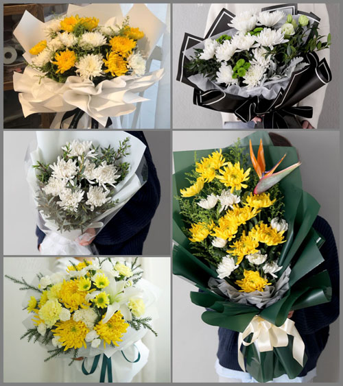 福建莆田秀屿区东峤镇先锋村白事花束代送